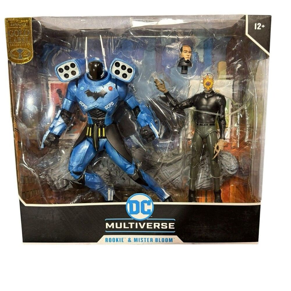 McFarlane DC Multiverse Rookie & Mister Bloom Gold Label 2 Pack New